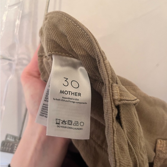 Mother The Chute Paperbag Short Gothic Olive Waist 31 - Picture 4 of 5